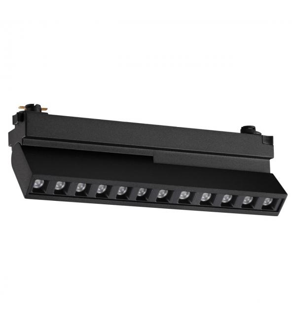 359736 PORT NT25 240 черный Светильник однофазный двухжильный трековый с переключ. цв. температуры IP20 LED 12W 180-265V 2700К/3200К/4000К EOS