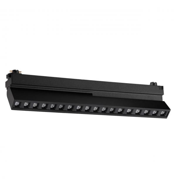 359737 PORT NT25 240 черный Светильник однофазный двухжильный трековый с переключ. цв. температуры IP20 LED 18W 180-265V 2700К/3200К/4000К EOS