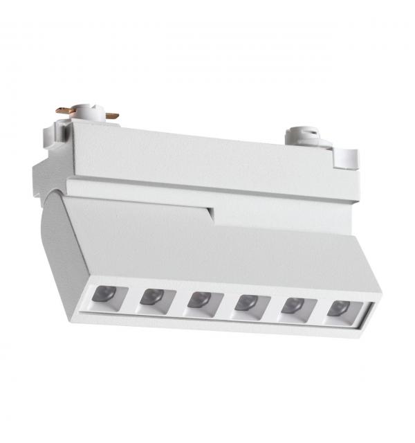 359738 PORT NT25 240 белый Светильник однофазный двухжильный трековый с переключ. цв. температуры IP20 LED 6W 180-265V 2700К/3200К/4000К EOS