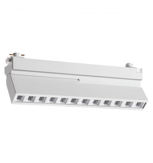 359739 PORT NT25 240 белый Светильник однофазный двухжильный трековый с переключ. цв. температуры IP20 LED 12W 180-265V 2700К/3200К/4000К EOS