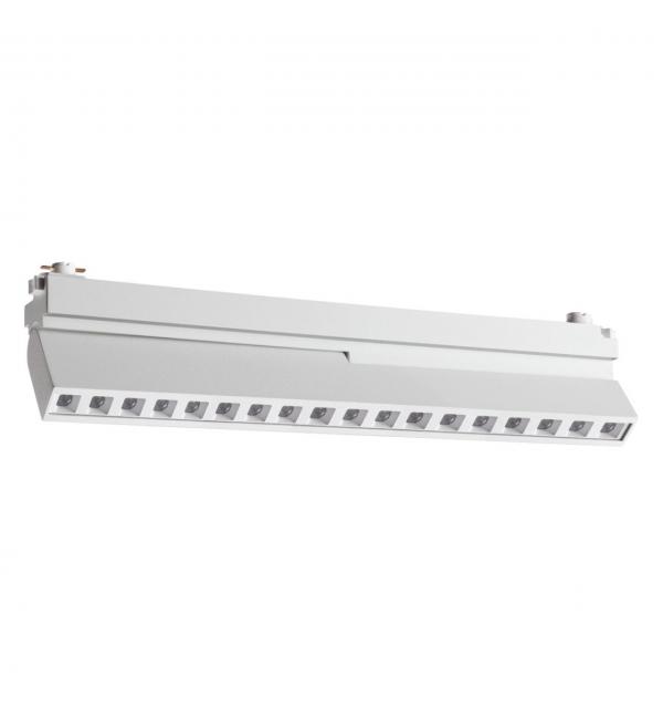 359740 PORT NT25 240 белый Светильник однофазный двухжильный трековый с переключ. цв. температуры IP20 LED 18W 180-265V 2700К/3200К/4000К EOS