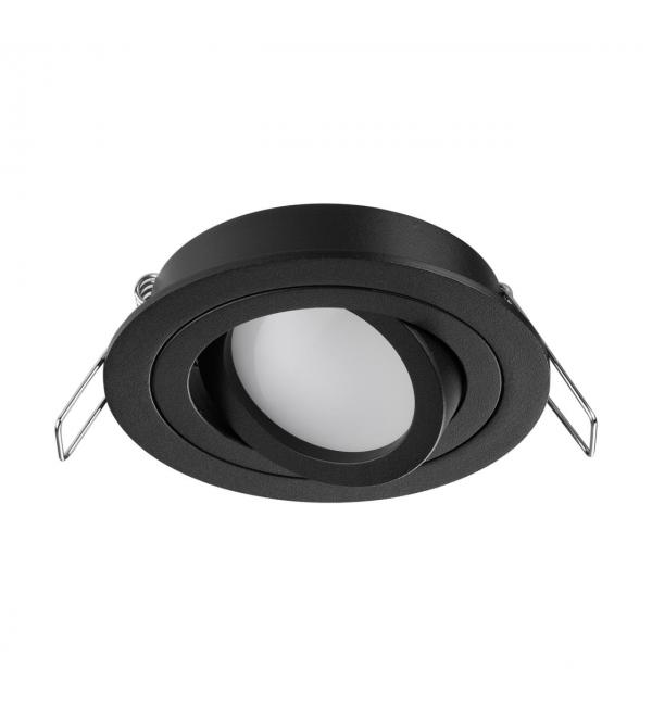 371018 WIR NT25 576 черный Светильник встраиваемый поворотный IP20 GU10 50W 220-240V MORUS
