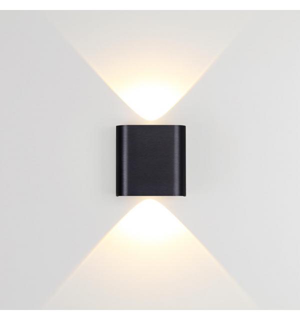 7191/2WL HIGHTECH ODL27 Настенный светильник черный браш./металл IP20 LED 2W 3000K 220V MAGNUM