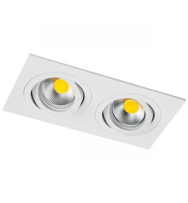 011616 Светильник SINGO BASE Quad X2 MR16 БЕЛЫЙ