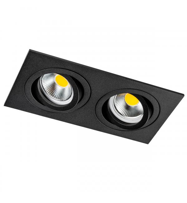 011626 Светильник SINGO BASE Quad X2 MR16 ЧЕРНЫЙ