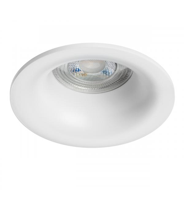 012126 Рамка (светильник) PVC д/LED-модулей 941хх и LED-ламп D50мм LEVIGO ROUND БЕЛЫЙ