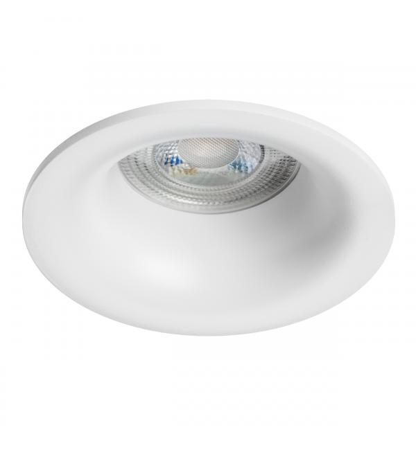 012126 Рамка (светильник) PVC д/LED-модулей 941хх и LED-ламп D50мм LEVIGO ROUND БЕЛЫЙ
