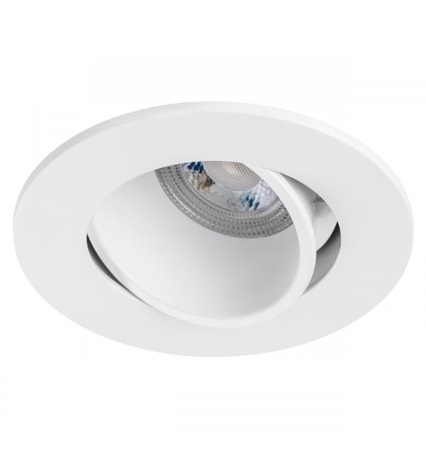 012606 Рамка (светильник) PVC д/LED-модулей 941хх и LED-ламп D50мм SINGO ROUND БЕЛЫЙ