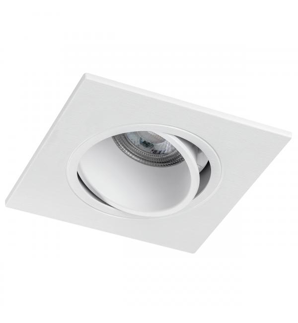 012616 Рамка (светильник) PVC д/LED-модулей 941хх и LED-ламп D50мм SINGO QUAD БЕЛЫЙ