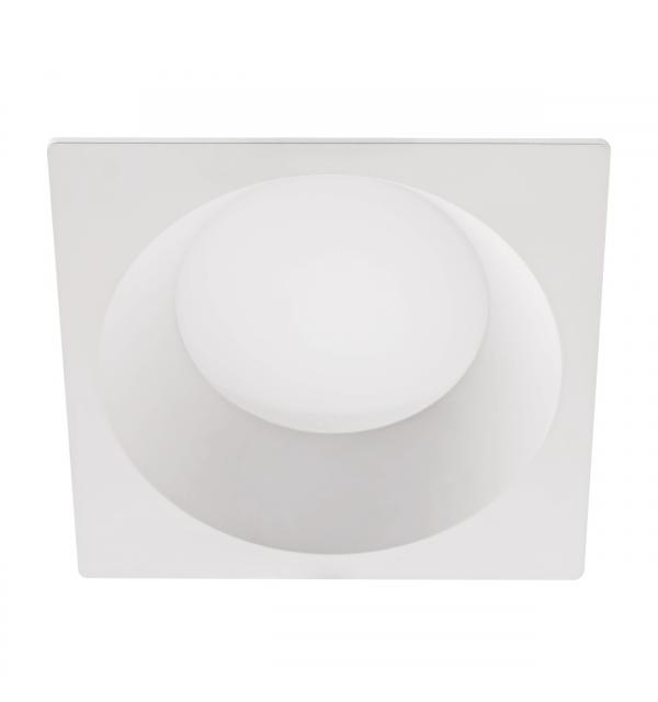012926 Рамка (светильник) PVC д/LED-модулей 941хх и LED-ламп D50мм PIANO QUAD БЕЛЫЙ IP65