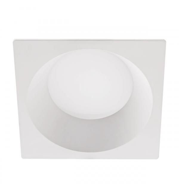 012926 Рамка (светильник) PVC д/LED-модулей 941хх и LED-ламп D50мм PIANO QUAD БЕЛЫЙ IP65