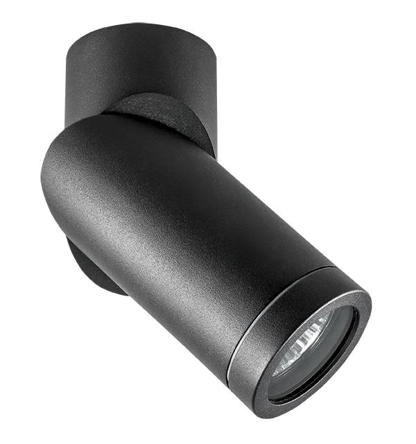 051017 Светильник ILLUMO F HP16 GU10 ЧЕРНЫЙ IP65
