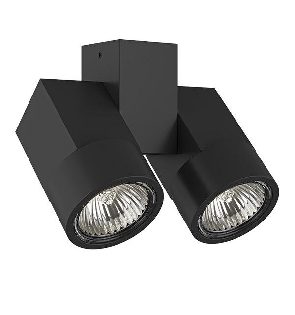 051037 Светильник ILLUMO HP16X2 GU10 ЧЕРНЫЙ