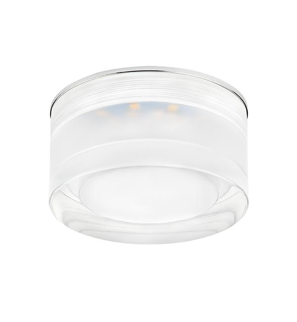 070232 Светильник ARTICO CYL LED 5W 400LM ХРОМ/ПРОЗРАЧНЫЙ/МАТОВЫЙ 3000K