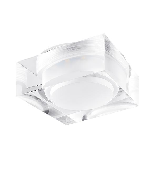 070242 Светильник ARTICO QUA LED 5W 400LM ХРОМ/ПРОЗРАЧНЫЙ/МАТОВЫЙ 3000K