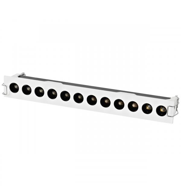 080346 Светильник GUARDA 18W 1150LM 26G БЕЛЫЙ МАТОВЫЙ/ЧЕРНЫЙ 4000K