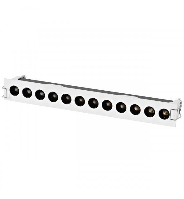 080346 Светильник GUARDA 18W 1150LM 26G БЕЛЫЙ МАТОВЫЙ/ЧЕРНЫЙ 4000K