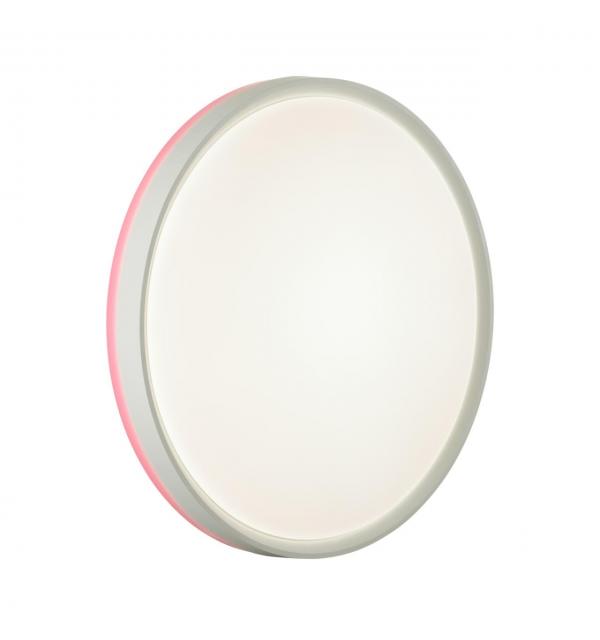 7708/DL COLOR SN 154 Светильник пластик/белый/розовый LED 48Вт 4000К D420 IP43 KEZO PINK