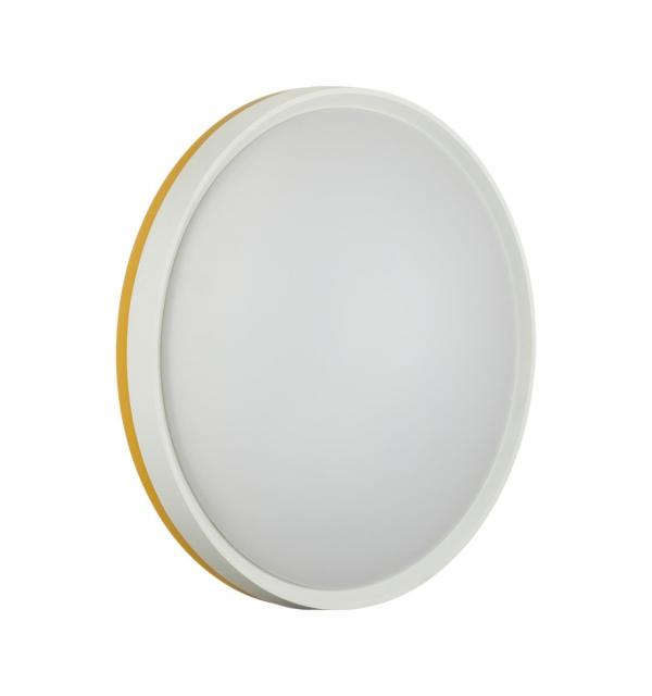 7709/EL COLOR SN 154 Светильник пластик/желтый LED 70Вт 3000-6000К D500 IP43 пульт ДУ KEZO YELLOW