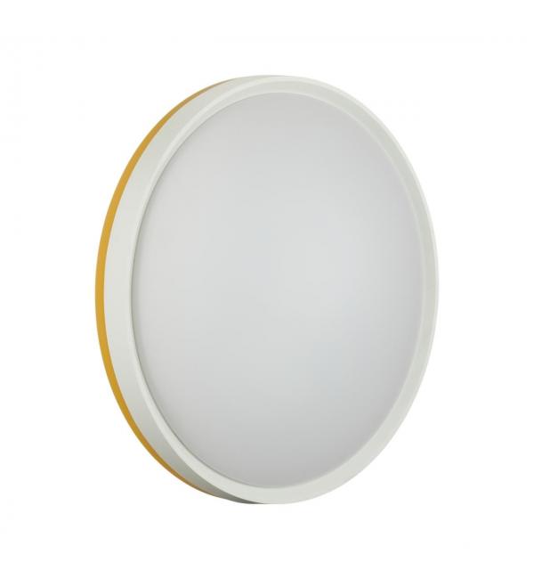 7709/EL COLOR SN 154 Светильник пластик/желтый LED 70Вт 3000-6000К D500 IP43 пульт ДУ KEZO YELLOW