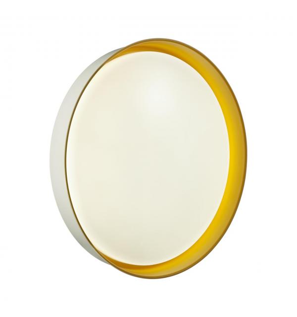 7711/DL COLOR SN 157 Светильник пластик/белый/желтый LED 48Вт 4000К D407 IP43 TUNA YELLOW