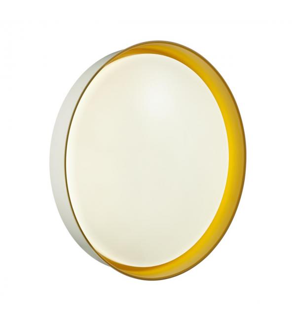 7711/DL COLOR SN 157 Светильник пластик/белый/желтый LED 48Вт 4000К D407 IP43 TUNA YELLOW