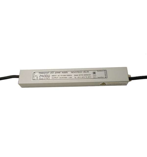 357781 VELTA ODL25 657 Блок питания влагозащищенный IP67 30W 1.25A вход. напряжение 170-264V / выход 24V (от 1 до 5 св-в линий линий INGRO, WALD и CAN