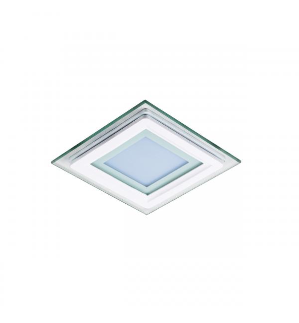 212040 Светильник ACRI QUA LED 6W 480LM БЕЛЫЙ/ПРОЗРАЧНЫЙ 4000K