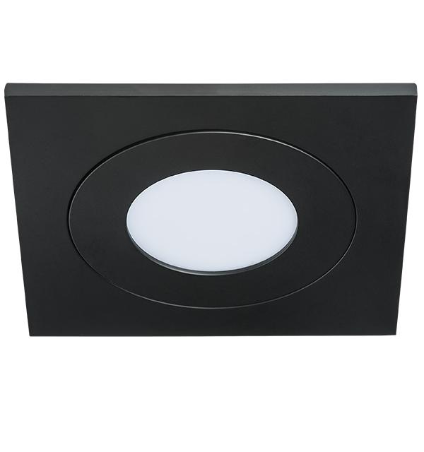 212187 Светильник LEDDY QUAD LED 3W 240LM ЧЕРНЫЙ 3000K