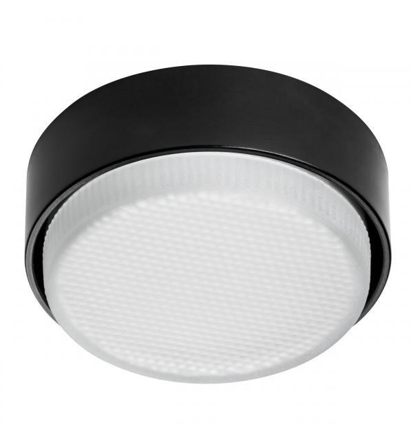 212217 Светильник PVC д/LED-ламп 943ххх/929ххх Gx53 TENSIO ROUND ЧЕРНЫЙ