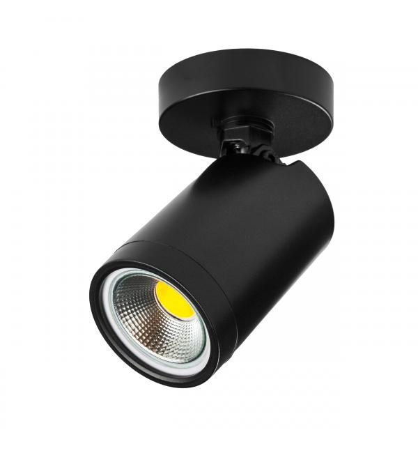 213407 Светильник PVC д/LED-ламп 9402xx GU10 RULLO ЧЕРНЫЙ