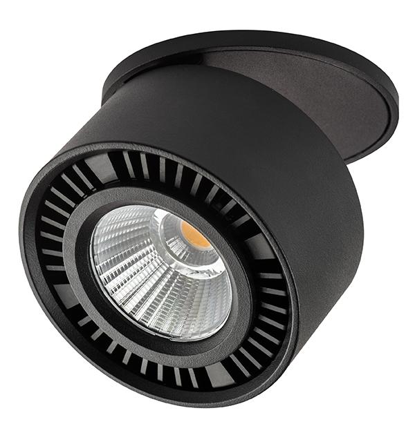 213807 Светильник FORTE INCA LED 15W 1400LM 30G ЧЕРНЫЙ 3000K