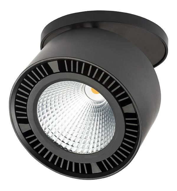 213847 Светильник FORTE INCA LED 40W 3400LM 30G ЧЕРНЫЙ 3000K