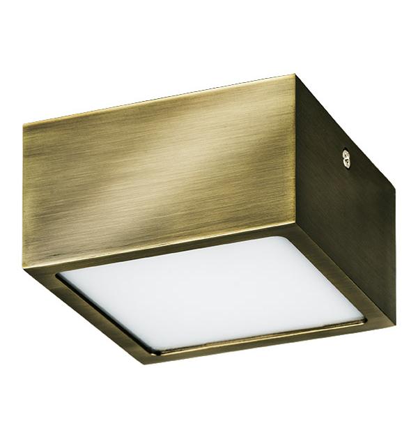 213921 Светильник ZOLLA QUAD LED-SQ 10W 780LM ЗЕЛЕНАЯ БРОНЗА 4000K IP44
