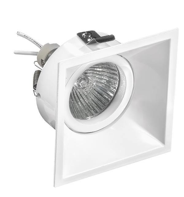 214506 Светильник DOMINO QUADRO MR16 БЕЛЫЙ