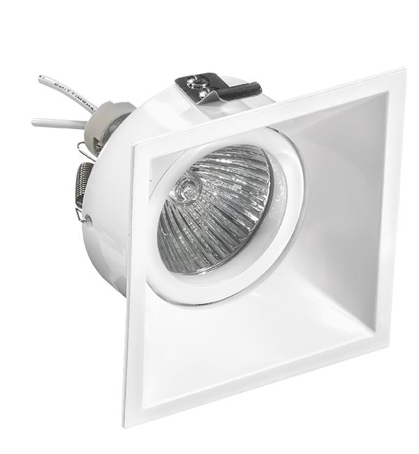 214506 Светильник DOMINO QUADRO MR16 БЕЛЫЙ