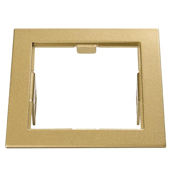214513 Рамка DOMINO QUADRO MR16 ЗОЛОТО