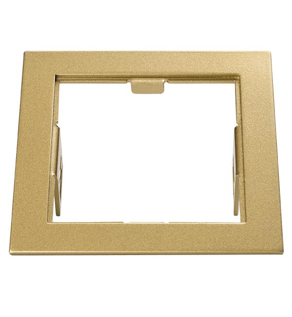 214513 Рамка DOMINO QUADRO MR16 ЗОЛОТО