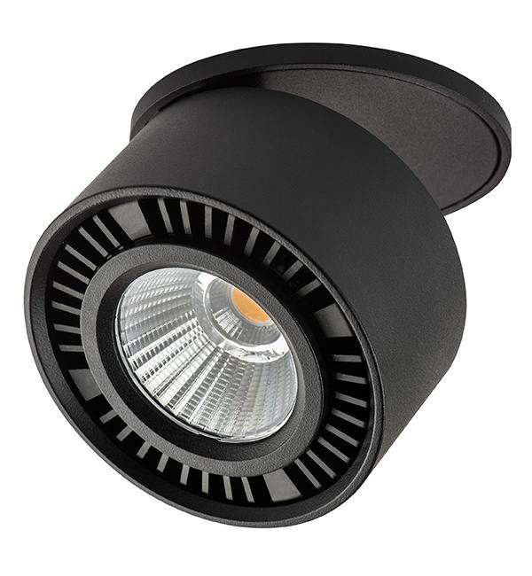 214807 Светильник FORTE INCA LED 15W 1400LM 30G ЧЕРНЫЙ 4000K