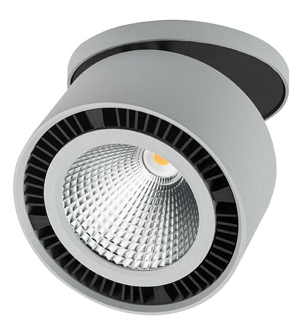 214849 Светильник FORTE INCA LED 40W 3400LM 30G СЕРЫЙ 4000K