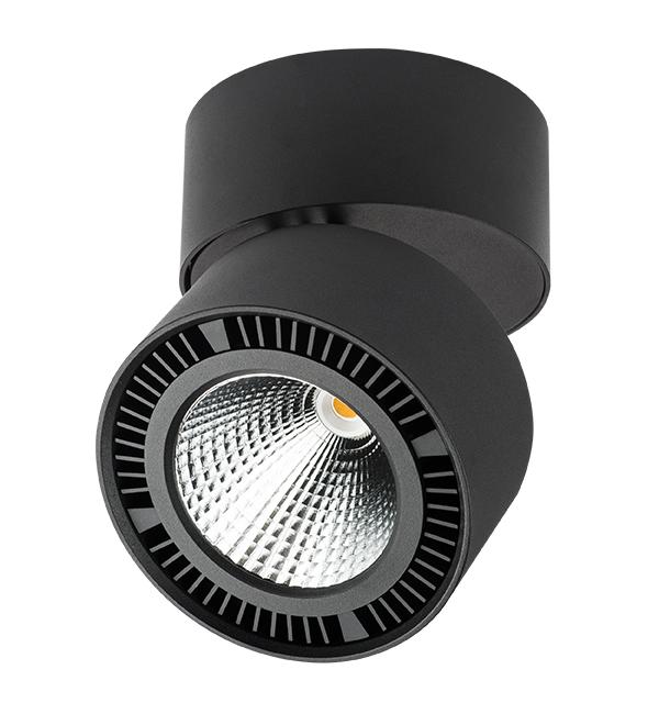 214857 Светильник FORTE MURO LED 40W 3400LM 30G ЧЕРНЫЙ 4000K