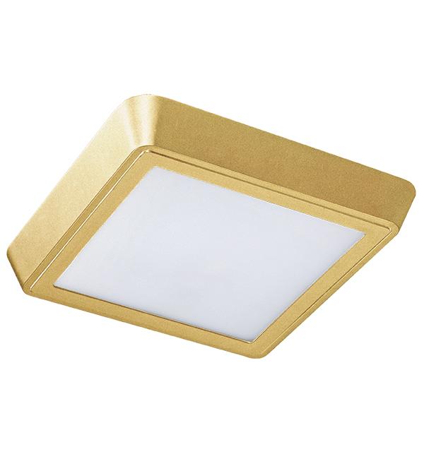 216832 Светильник URBANO SQ LED 20W 1480LM 115G ЗОЛОТО 3000K IP65