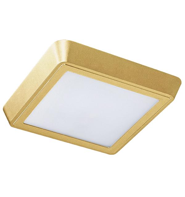 216834 Светильник URBANO SQ LED 20W 1480LM 115G ЗОЛОТО 4000K IP65