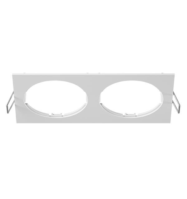 217526 Рамка INTERO 16 Double QUADRO БЕЛЫЙ