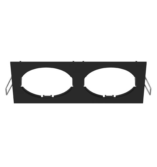 217527 Рамка INTERO 16 Double QUADRO ЧЕРНЫЙ