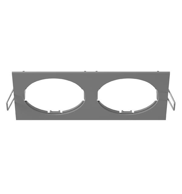 217529 Рамка INTERO 16 Double QUADRO СЕРЫЙ