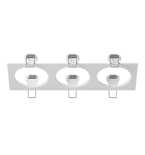 217536 Рамка INTERO 16 Triple QUADRO БЕЛЫЙ