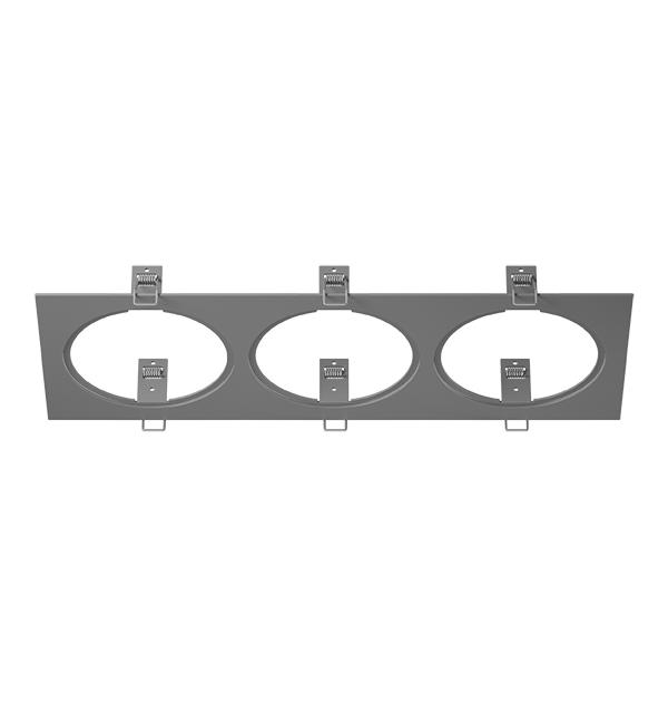 217839 Рамка INTERO 111 Triple QUADRO СЕРЫЙ