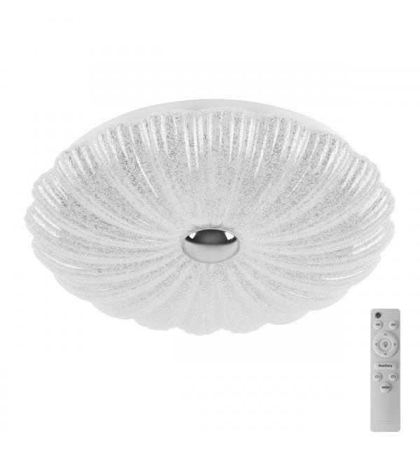 225650 Светильник настенно-потолочный ARCO SHELL 72W LED 3600LM ХРУСТАЛЬНЫЙ/ХРОМ/ЗОЛОТО 3000/4000/6000K