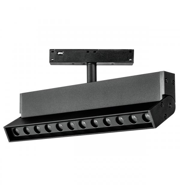 259047 Светильник 48V поворотный д/трека UNO LED 12W 800LM 24G ЧЕРНЫЙ МАТОВЫЙ 4000K